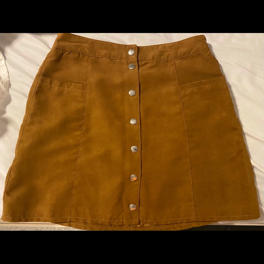 H&M Faux Suede Skirt